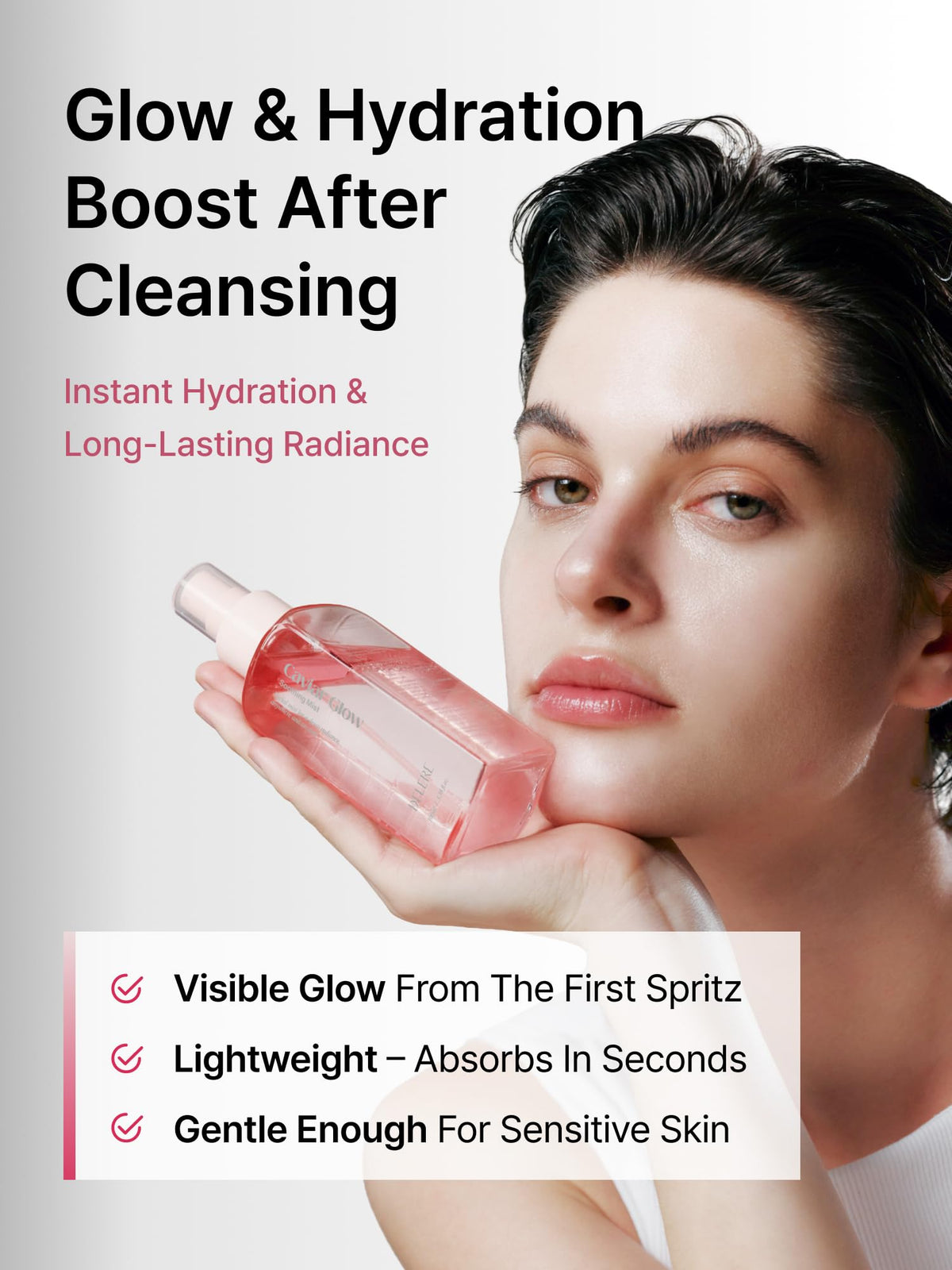 Caviar Glow Soothing Mist Korean Glass Skin Spray Serum - Delere Official Imagery - 5