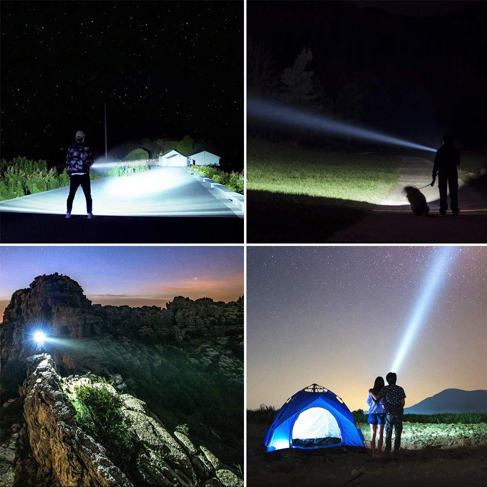YIERBLUE Rechargeable Spotlight Super Bright 2000 000 High - YIERBLUE Official Imagery - 8