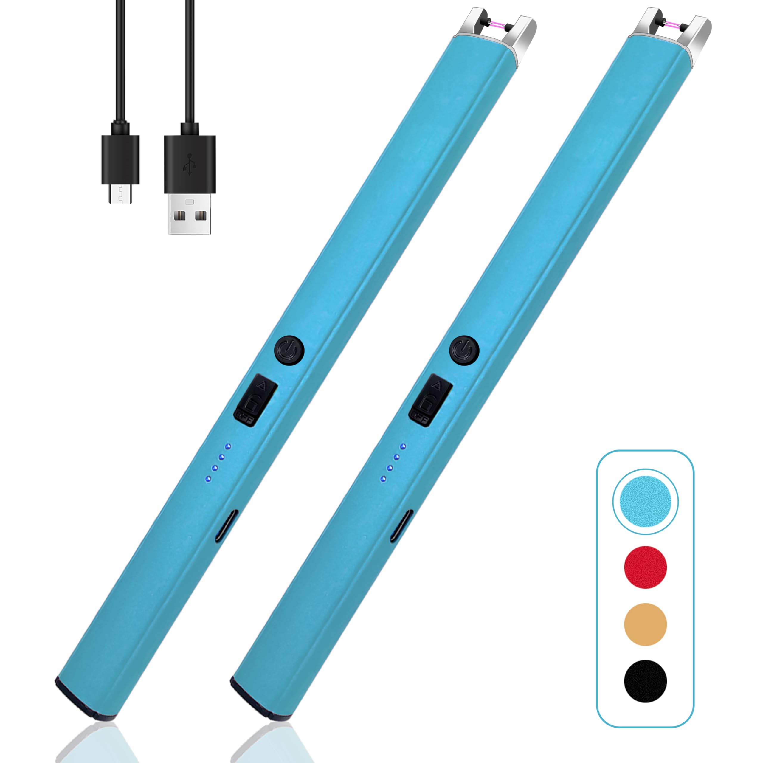 Beyio 2 PCS Candle Lighter,Windproof Flameless Rechargeable Electric L - View 10