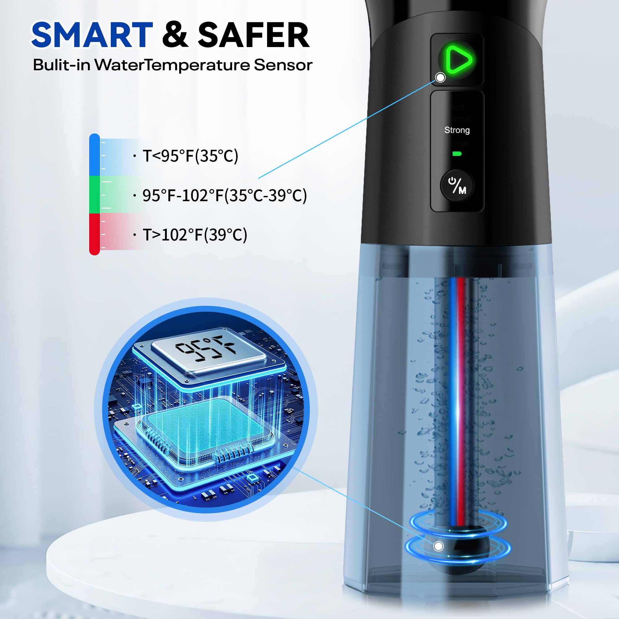 ENERKIDI Upgraded Electric Ear Wax Removal Kit - Water Temperature Sen - View 3