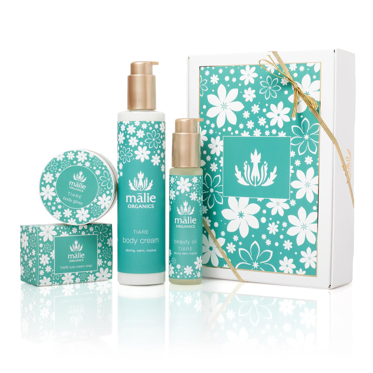 M lie Luxe Spa Box Tiare Hawaiian Beauty Gift Set with - Malie Official Imagery - 2