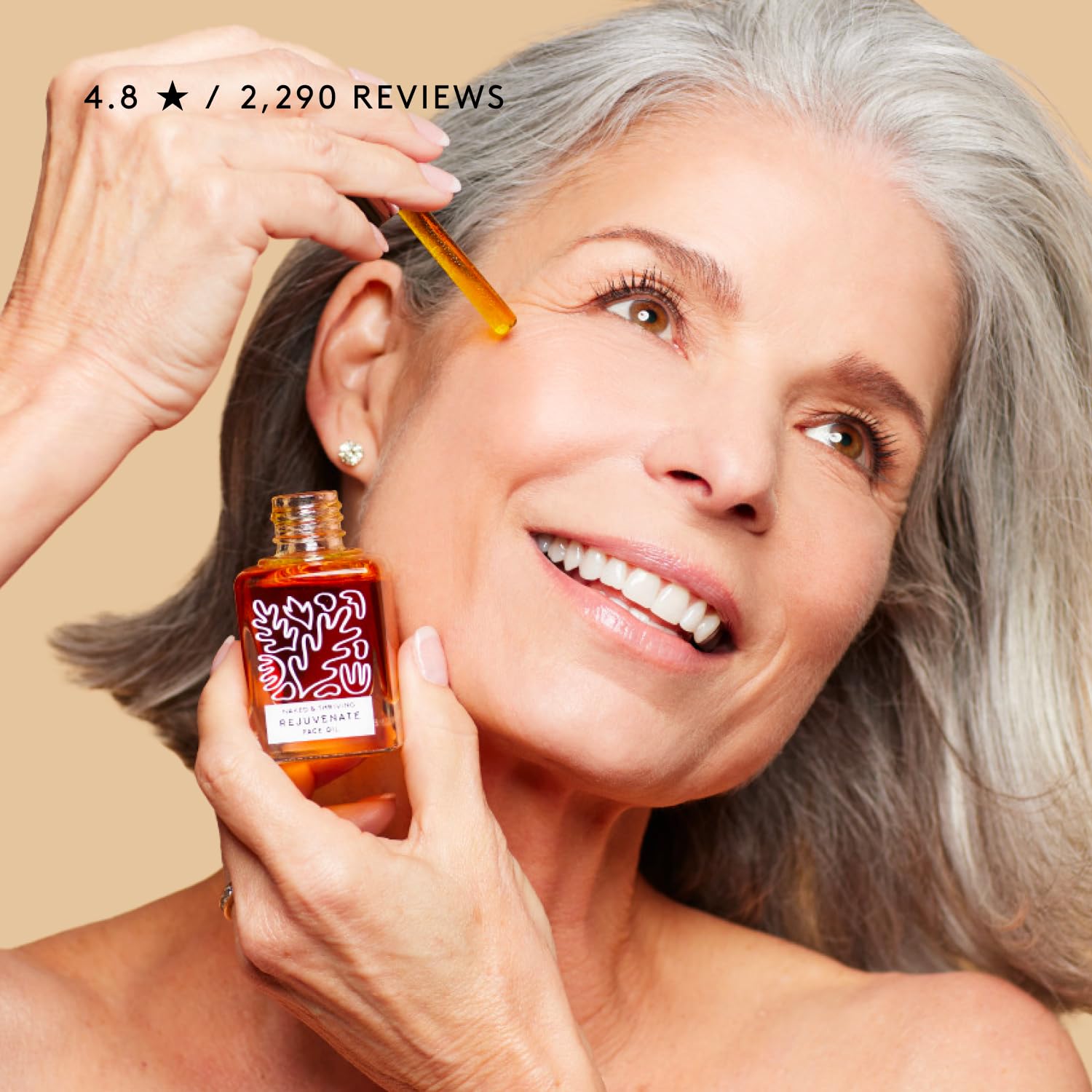 Naked & Thriving Rejuvenate Restorative Face Oil - Organic & Vegan & & - Naked & Thriving Official Product View 9