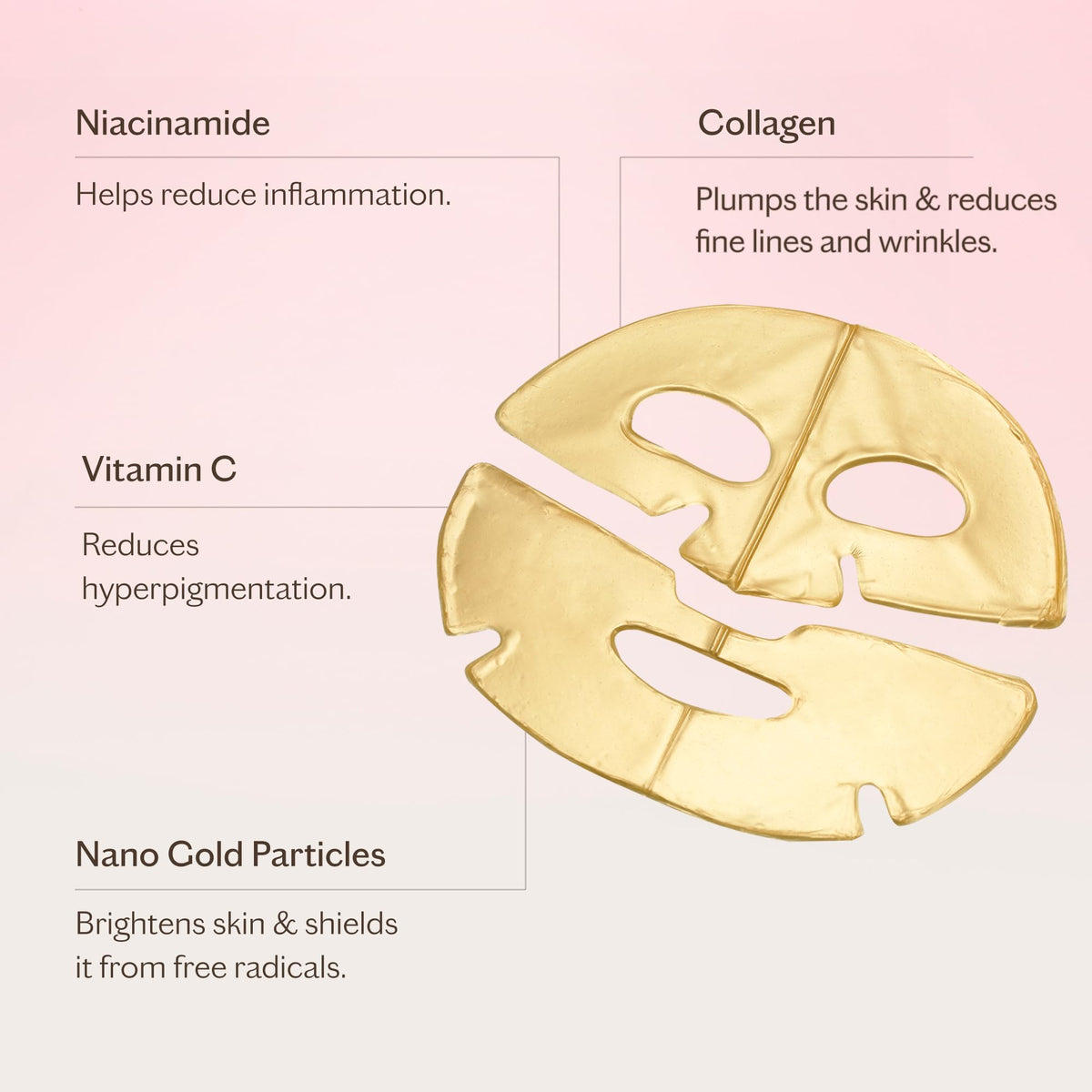 MZ Skin Hydra Lift Gold Facial Treatment Mask I Gold Infused - Premium Selection Official Imagery - 5