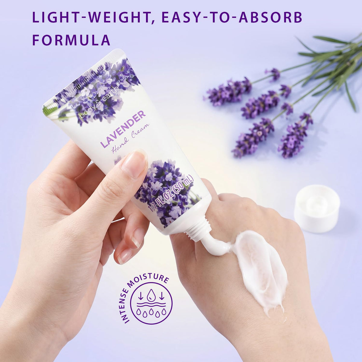 BODY EARTH Spa Gift Baskets for Women 11pcs Lavender Gift - BODY & EARTH Official Imagery - 6
