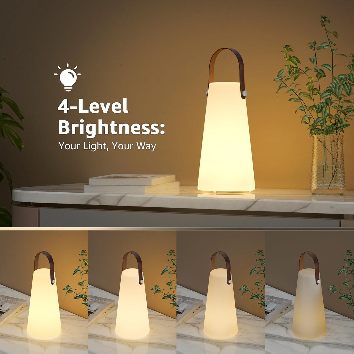 2 Pack Outdoor Lamps NiceBuy Rechargeable Outdoor Lanterns - NiceBuy Official Imagery - 4