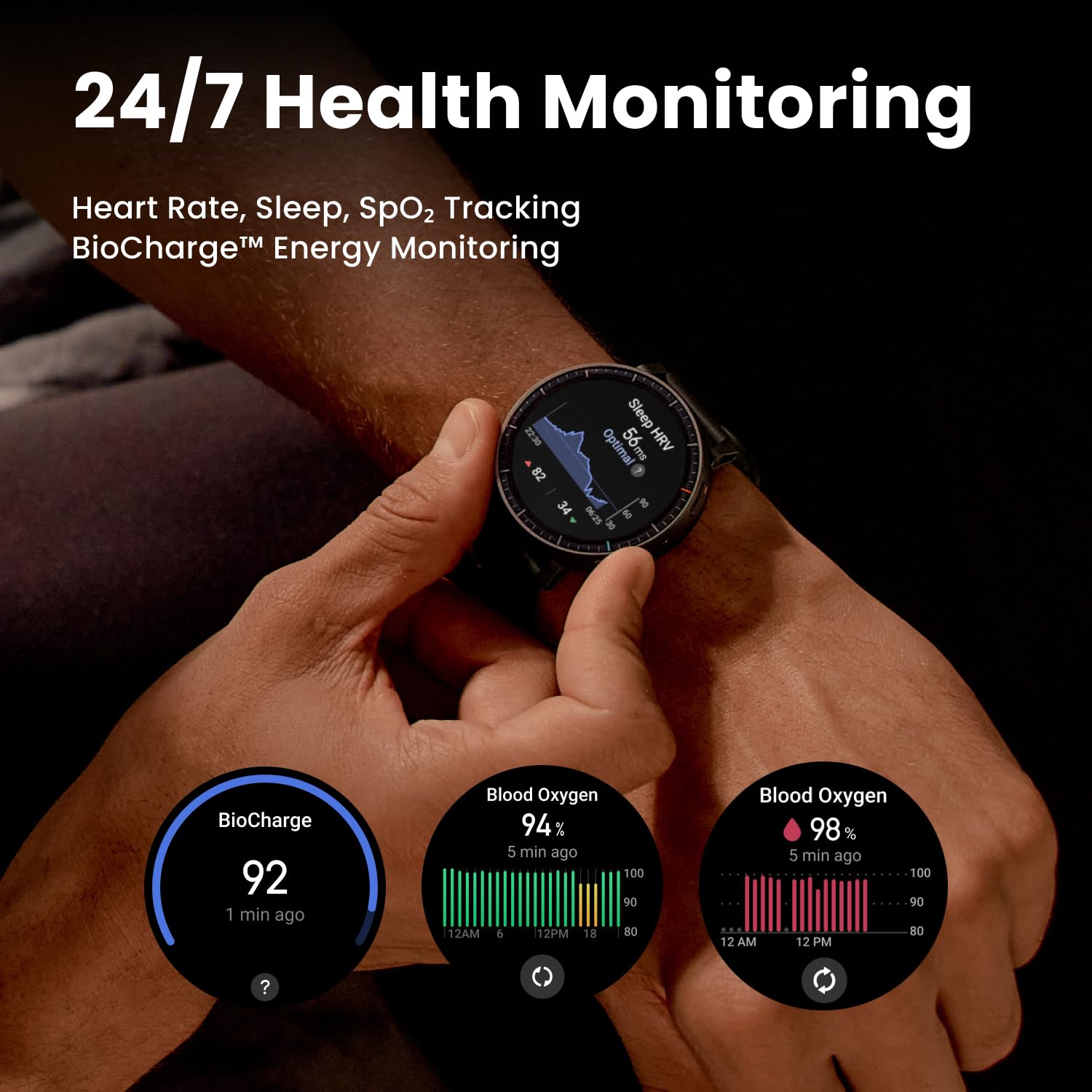 Amazfit Active Max Smart Watch, 1.5" AMOLED Display, GPS, iOS/Android - View 6