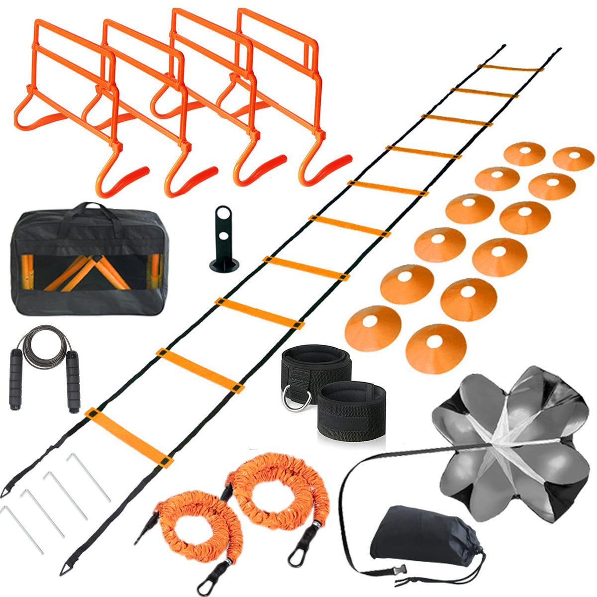 Adjustable Speed Training Hurdles Fitness Speed Training - Kvittra Official Imagery - 1