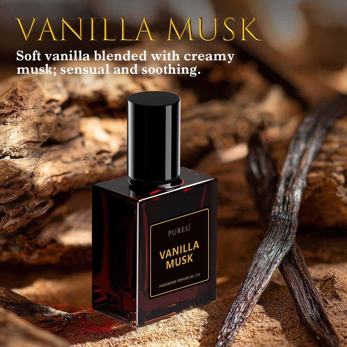 Pheromone Perfume for Woman Vanilla Musk Perfume Long - PUREU Official Product Imagery - 5