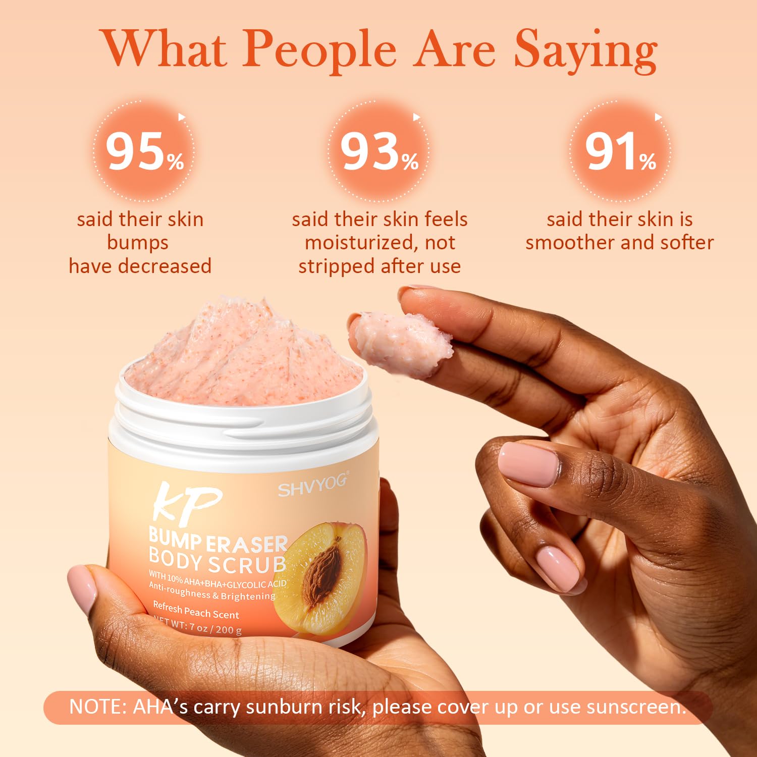 SHVYOG KP Bump Eraser Body Scrub with 10% AHA+BHA & Glycolic Acid, Exfoliating - SHVYOG Official Product View 7