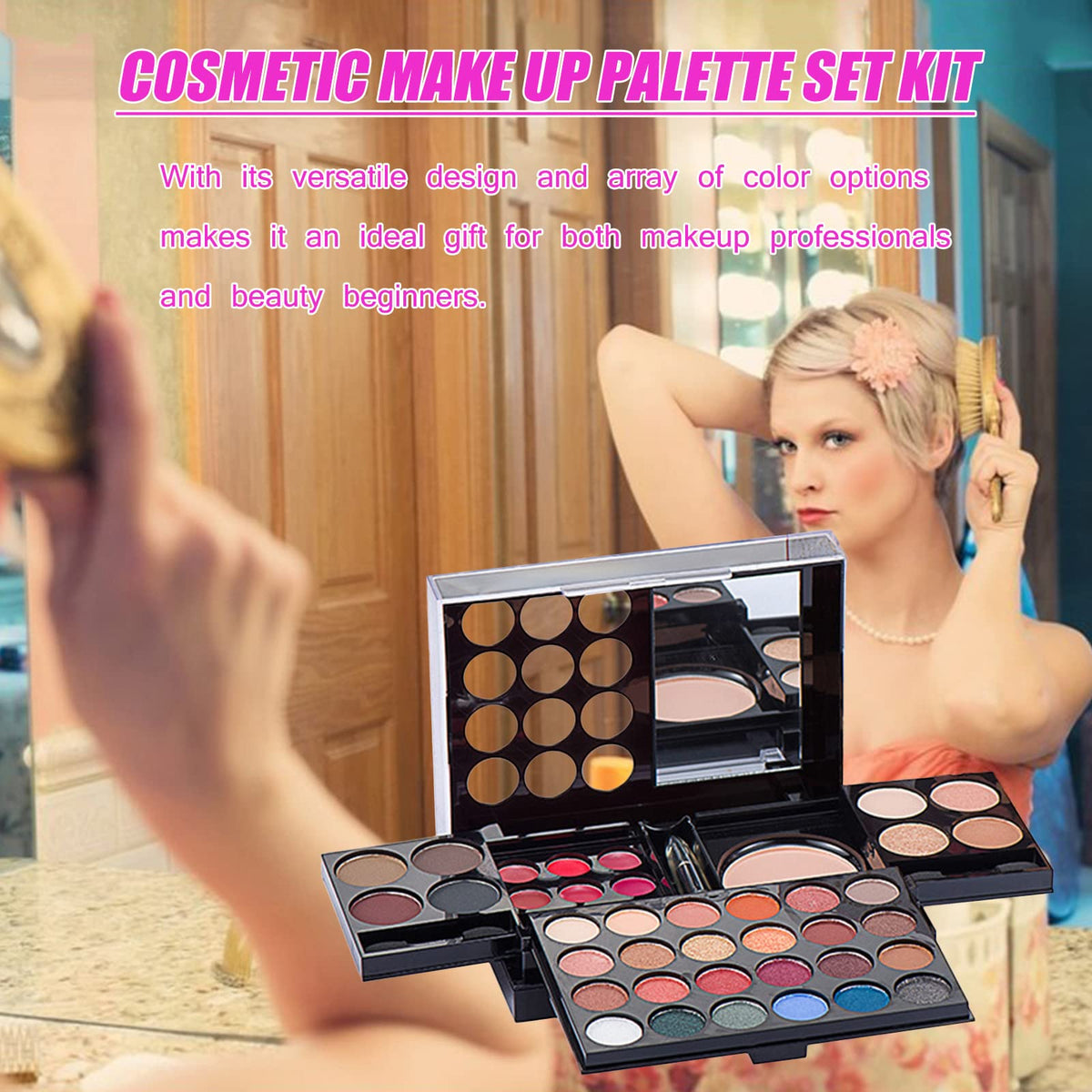 39 Colors Make up Palette Multi purpose Cosmetic Storage - JasCherry Official Imagery - 8