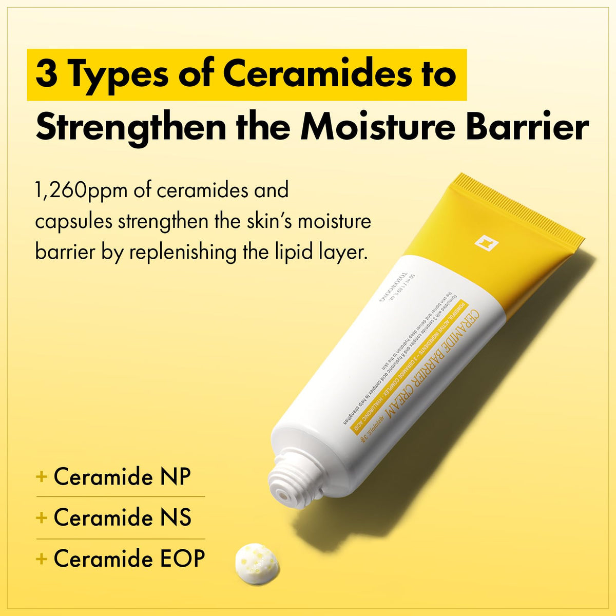 TOSOWOONG Ceramide Barrier Cream for Dry Sensitive Skin - TOSOWOONG Official Imagery - 4