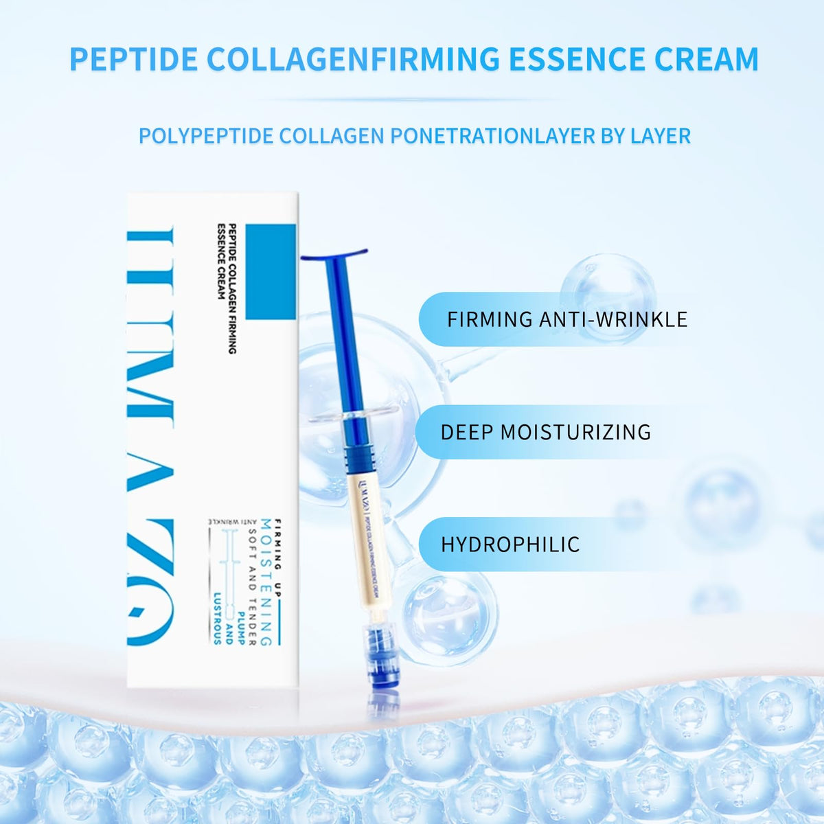 Polypeptide Collagen Elastic Essence Cream - LUMAZO Official Imagery - 5