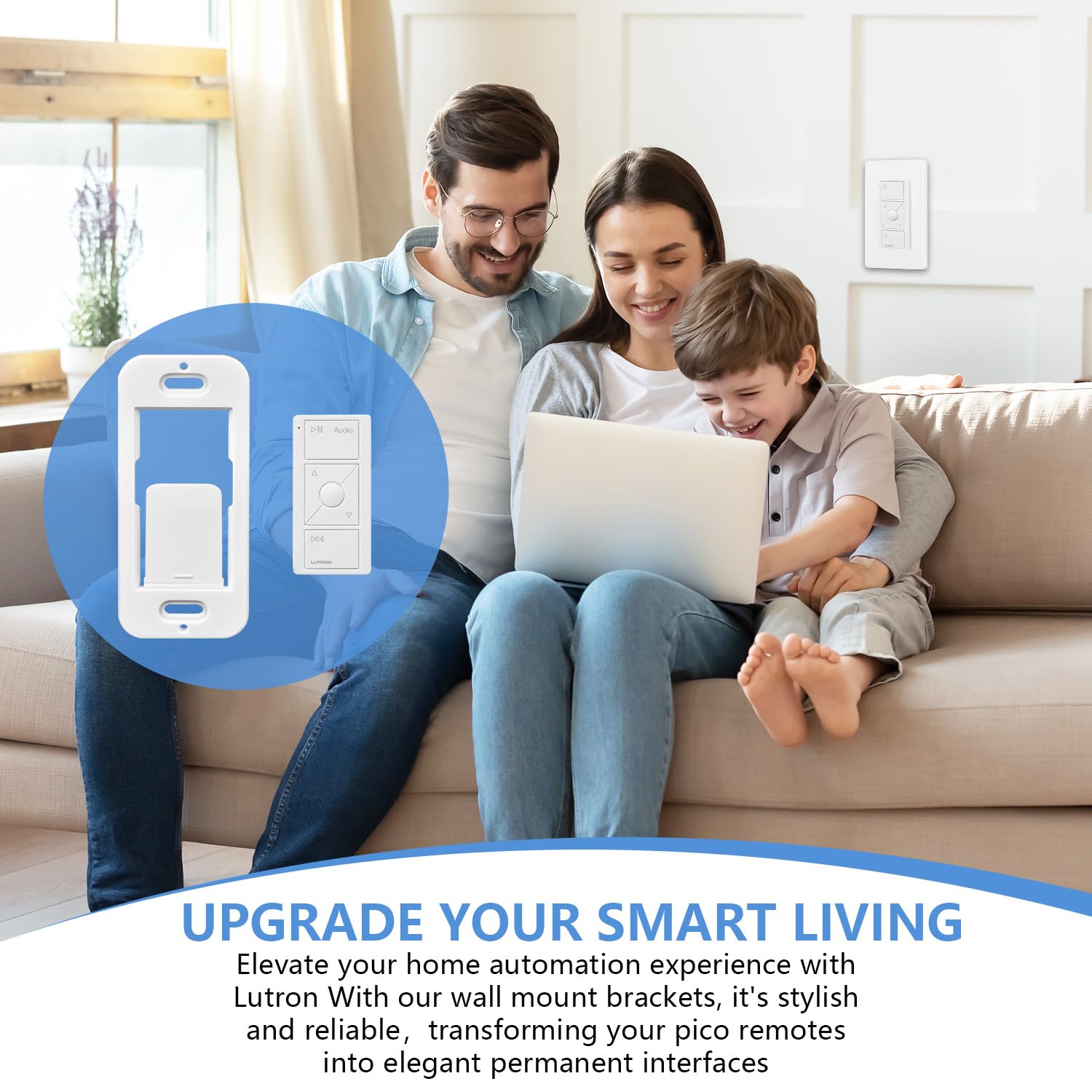 MFRHYLOEE Wallplate Brackets for Lutron Caseta Pico Remote, 4-Pac - MFRHYLOEE Official Product View 7