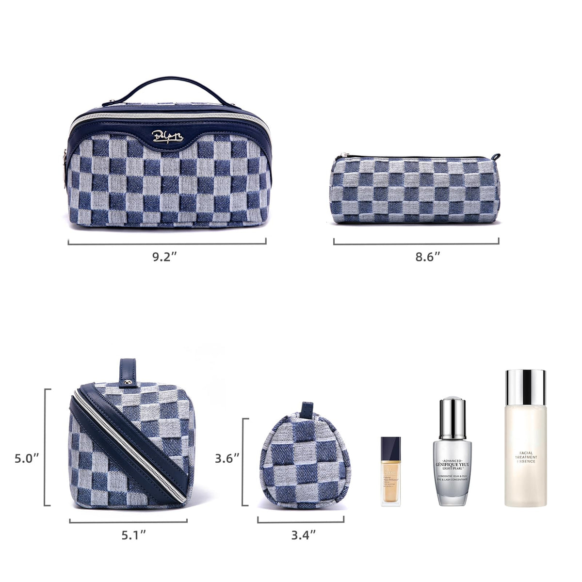 BOYATU Travel Makeup Bag Cosmetic Bags for Women 3 Piece - BOYATU Official Imagery - 5