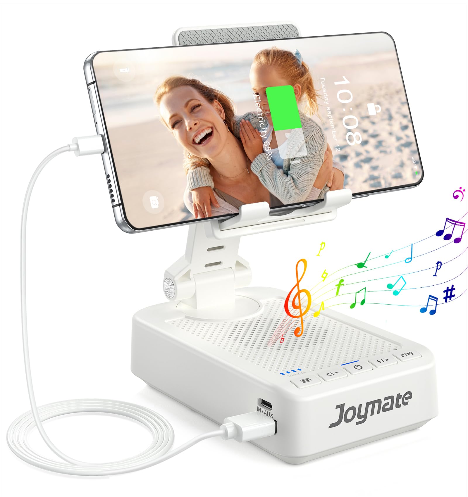 Joymate Gifts for Men Women, Phone Stand with Bluetooth Speaker a by Joymate - Angle View 9