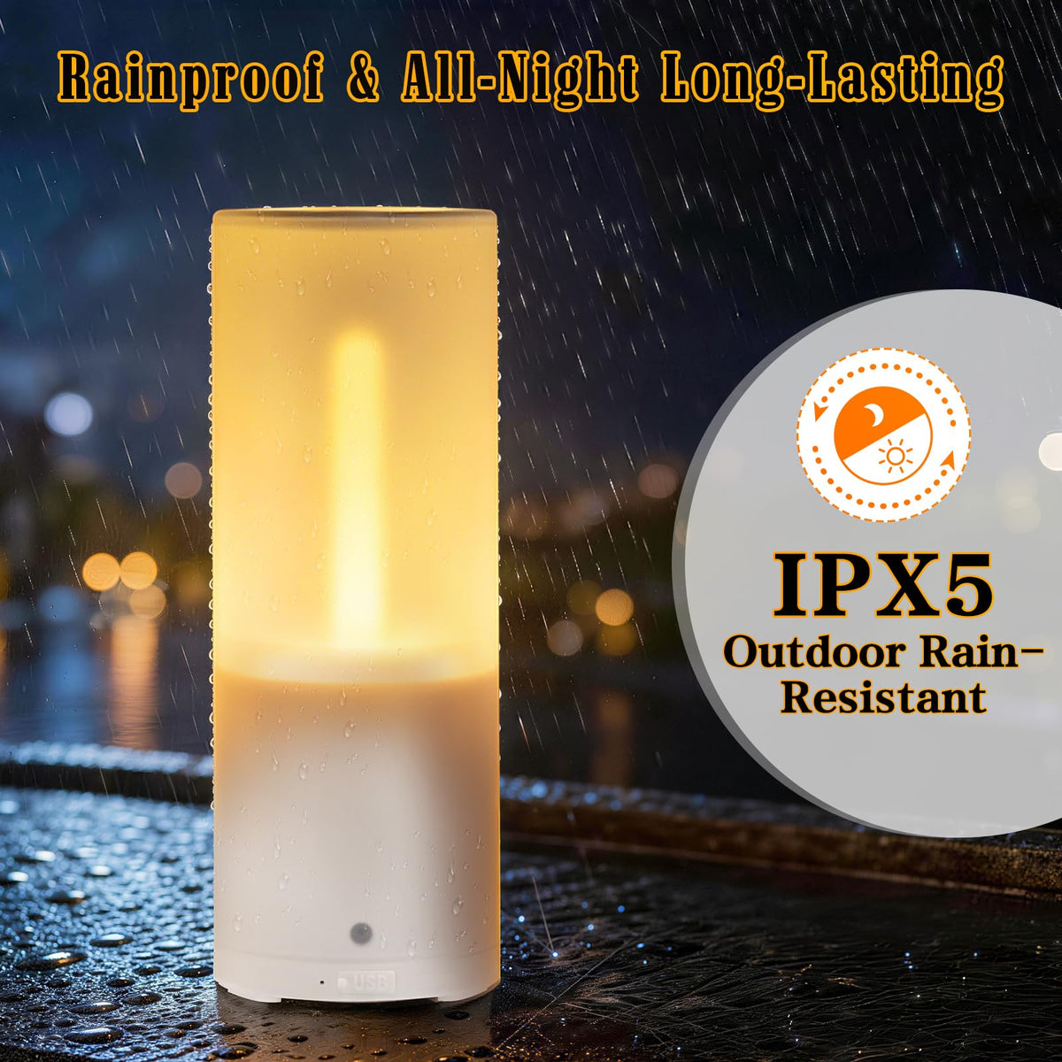 LED Flame Effect Light Rechargeable Remote Timer Waterproof - Swingers Official Imagery - 8