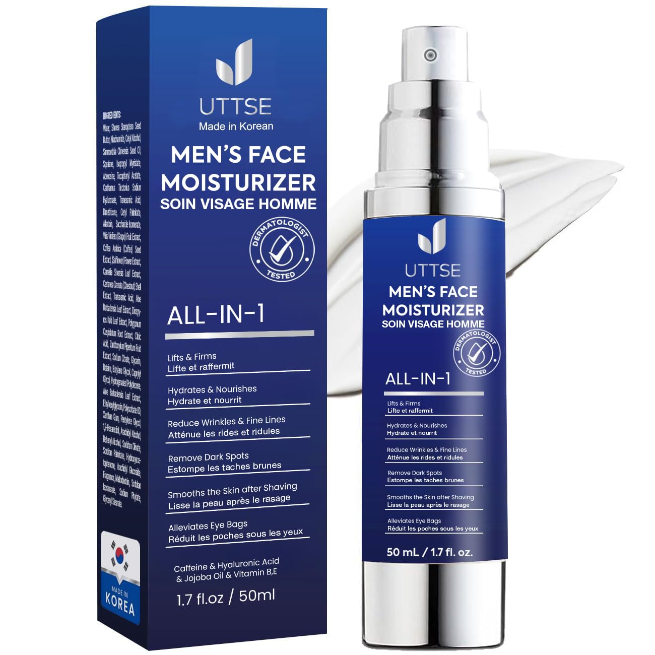 Uttse 6 - 1 Mens Face Moisturizer Face Cream Red - Uttse Official Product View 2