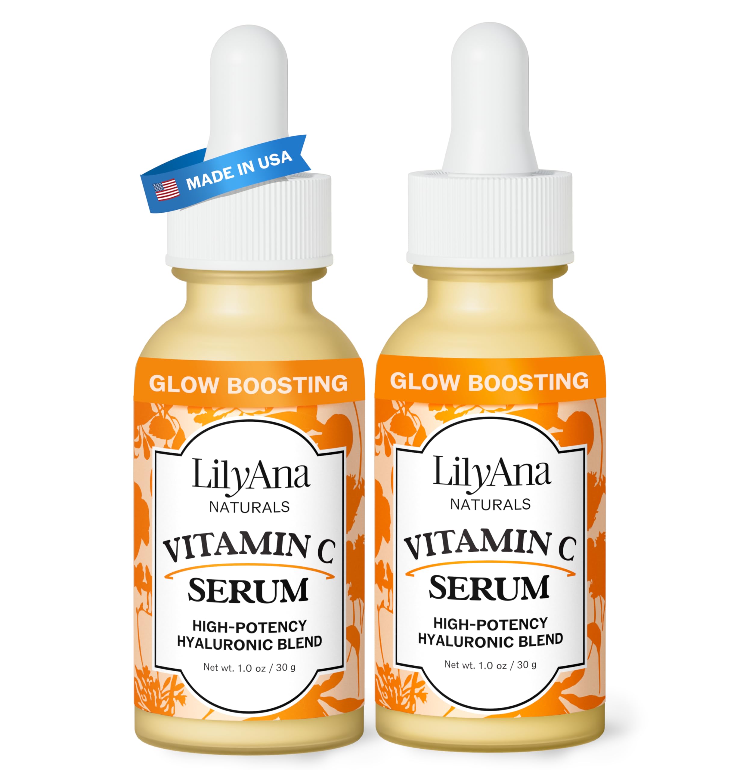 LilyAna Naturals Vitamin C Face Serum with Hyaluronic Acid - LilyAna Naturals Official Product View 10