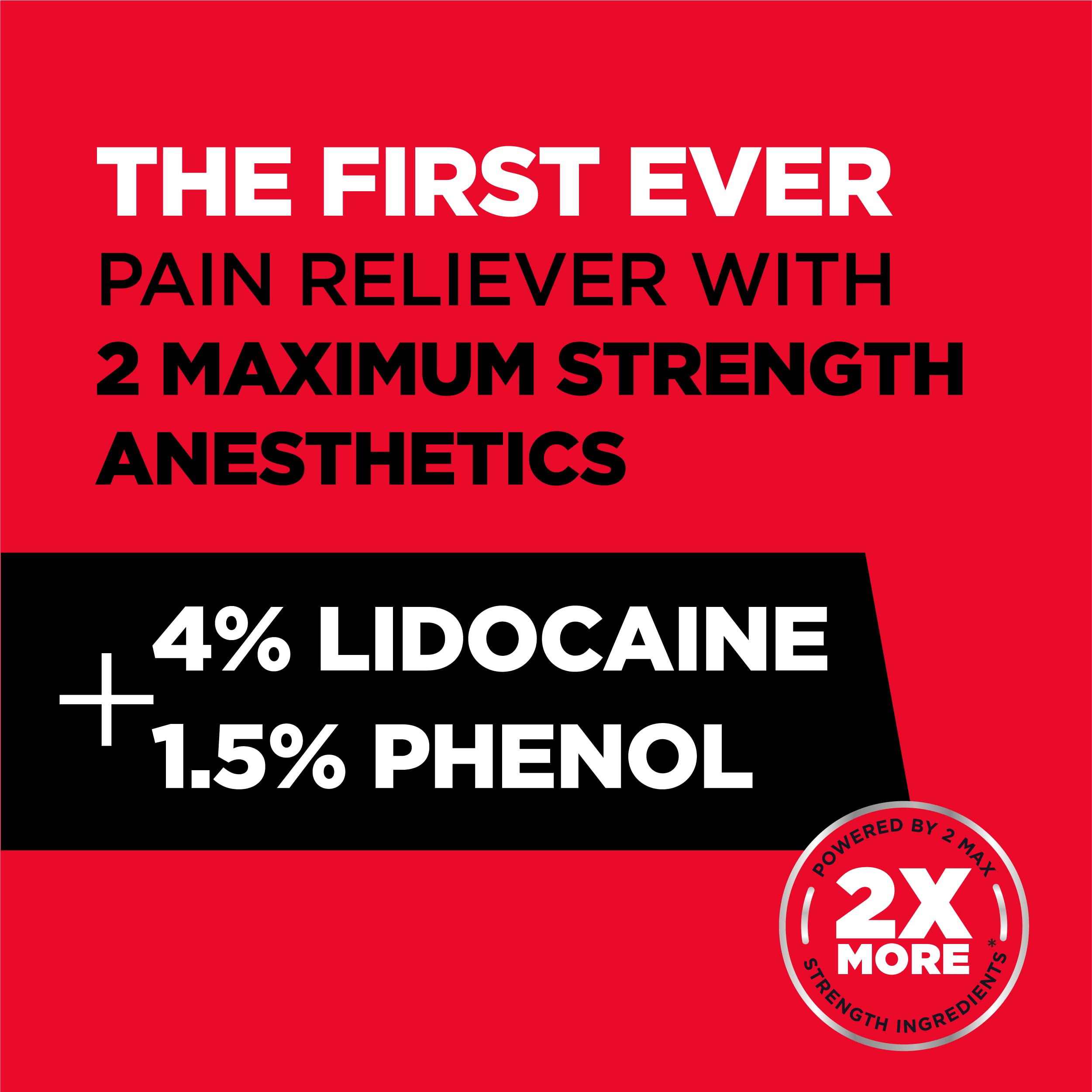 ABSORBINE JR. Pro Maximum-Strength 4% Lidocaine & Phenol Roll-On, 2.5 oz