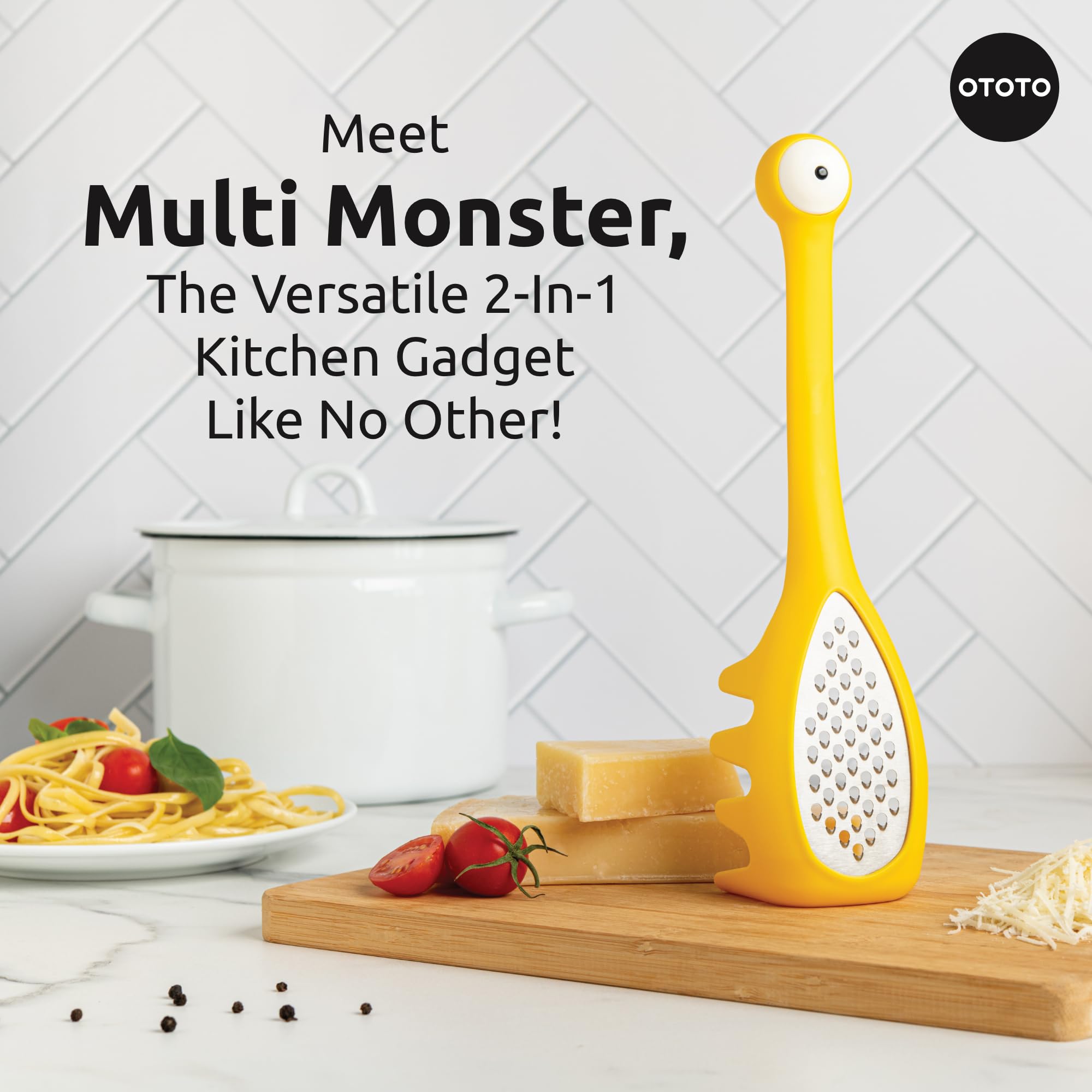 OTOTO Pasta Spoon & Spaghetti Spoon - Cooking Gadgets, Cooking Gifts, - View 4