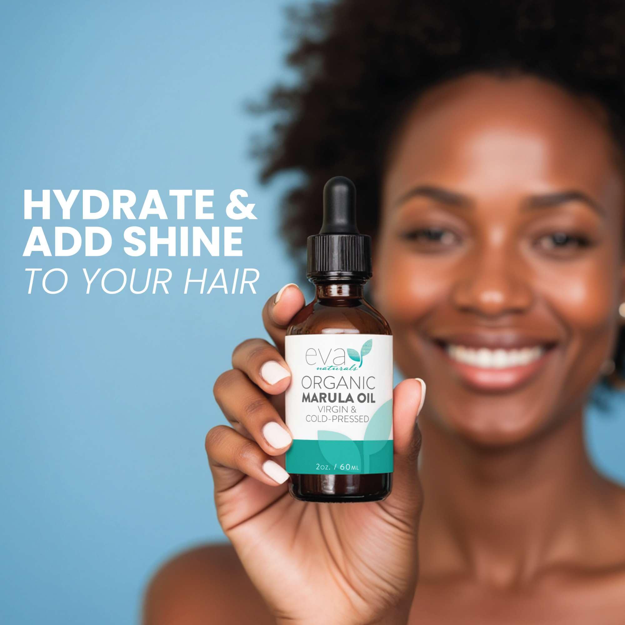 Eva Naturals 100% Pure Cold Pressed Marula Oil for Face, Hair, Body, Beard - Eva Naturals Official Product View 4