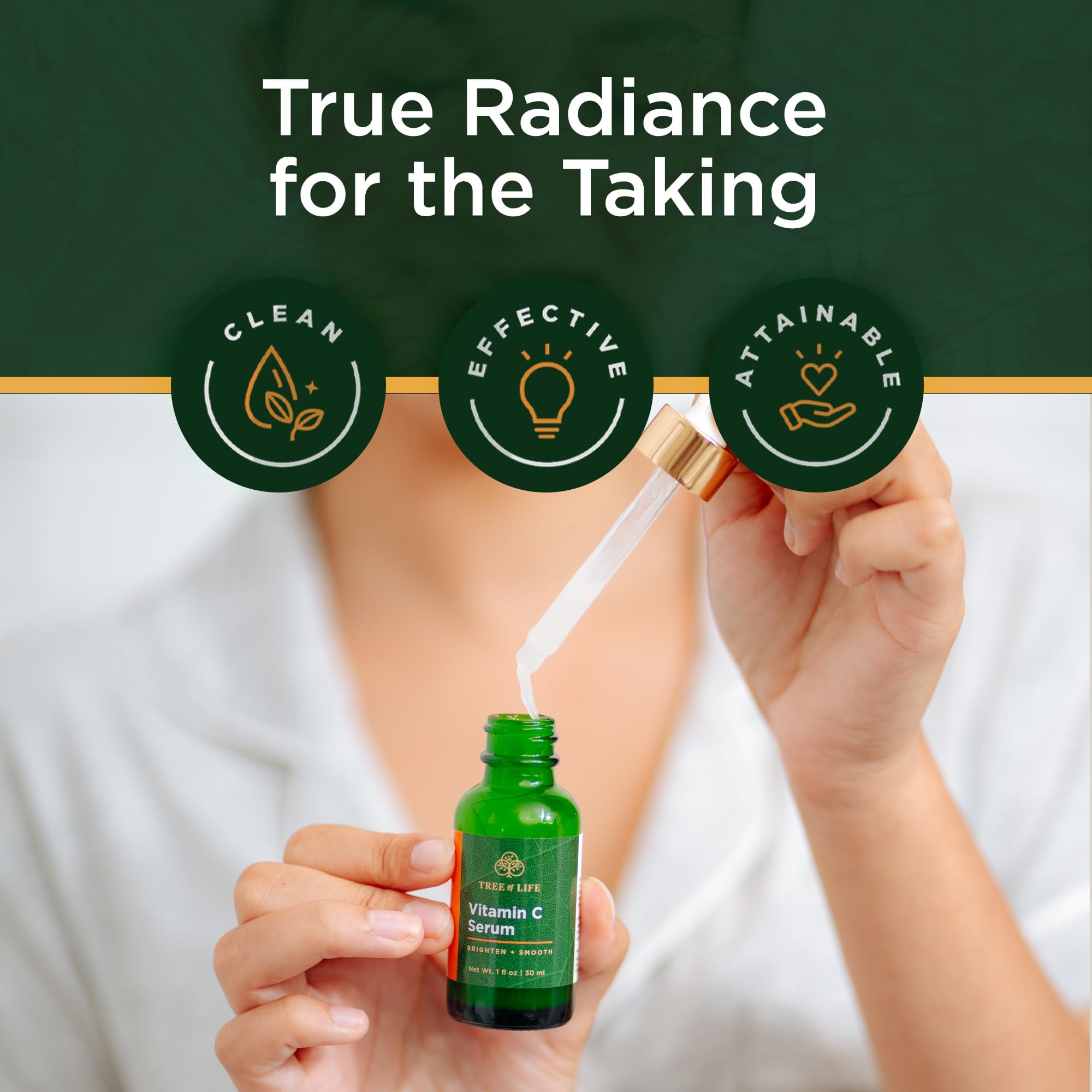 Tree of Life Vitamin C Serum for Face, Dark Spots Remover Face Oil, 1 Fl Oz - Tree of Life Official Product View 9