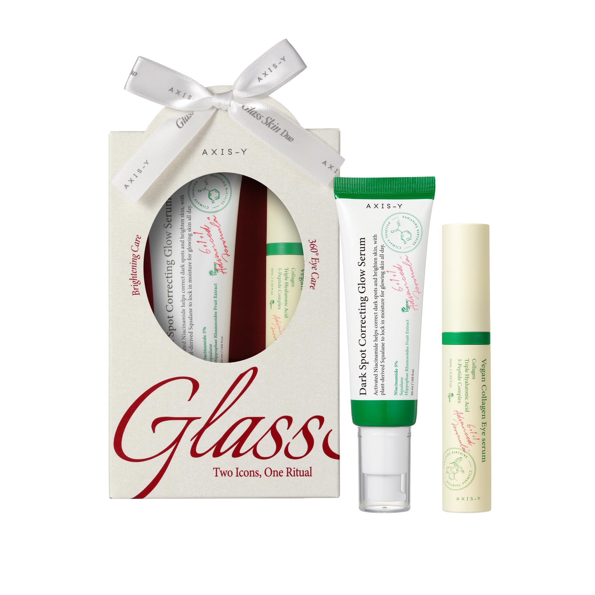 AXIS-Y Lip &amp; Eye Set – Vegan Eye Serum &amp; Vita Glow Lip - AXIS-Y