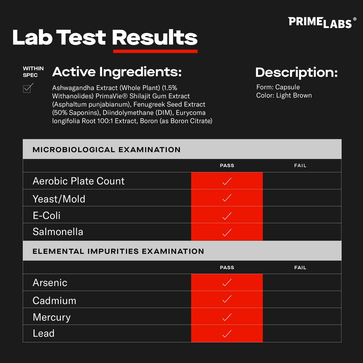 Prime Labs Prime Test Pro Testosterone Booster for Men with - Prime Labs Official Imagery - 5
