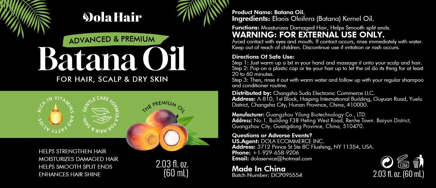 Dolahair Batana Oil for Hair, Scalp & Skin, Natural Elaeis Oleifera Kernel Oil, - Dolahair Official Product View 9