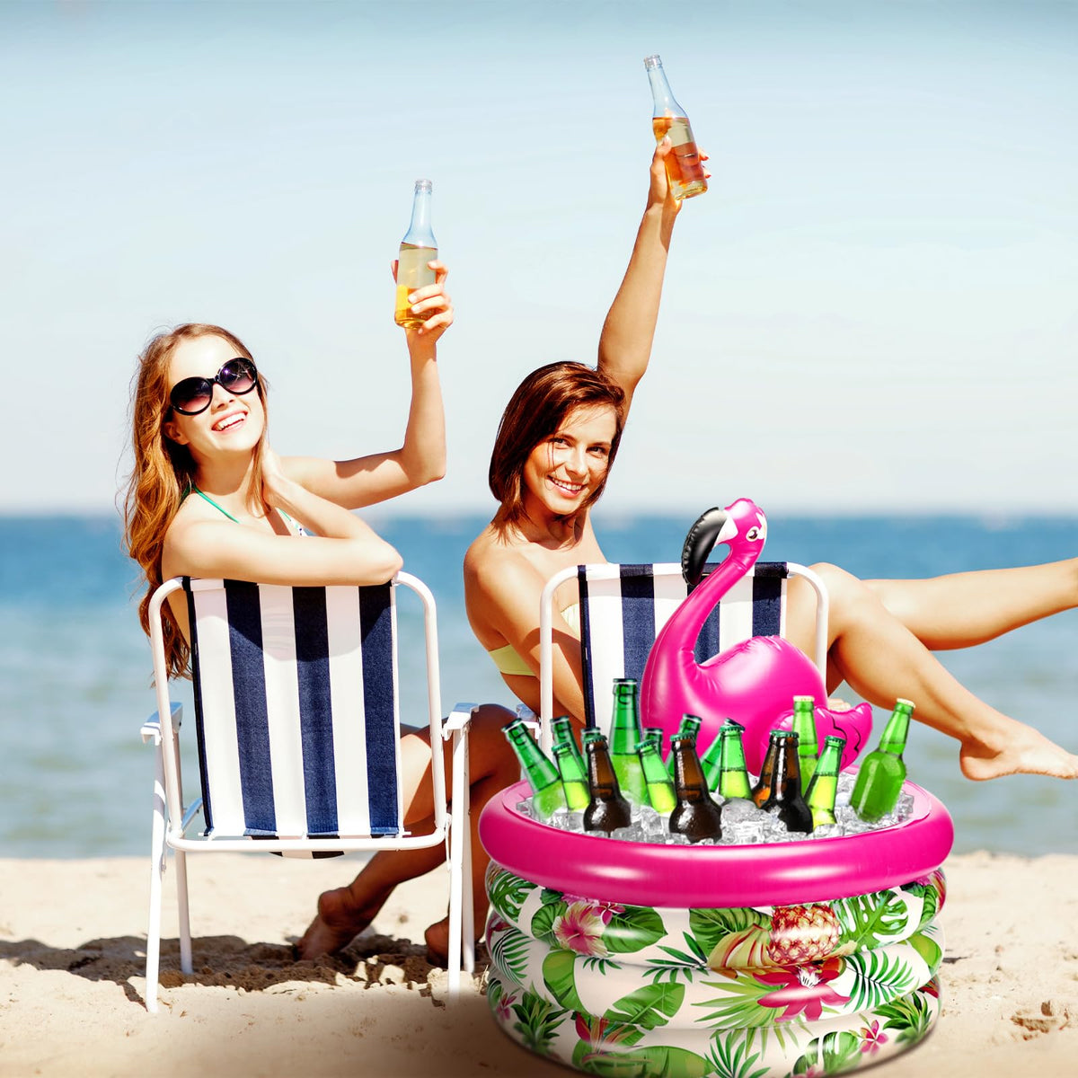Bencailor Summer Flamingo Party Decoration Inflatable Blow - Bencailor Official Imagery - 7