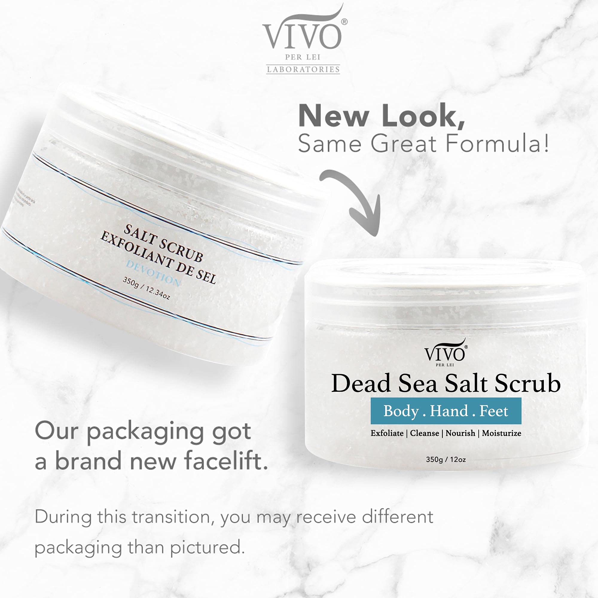Vivo Per Lei Dead Sea Salt Body Scrub - Devotion - Vivo Per Lei Official Product View 3