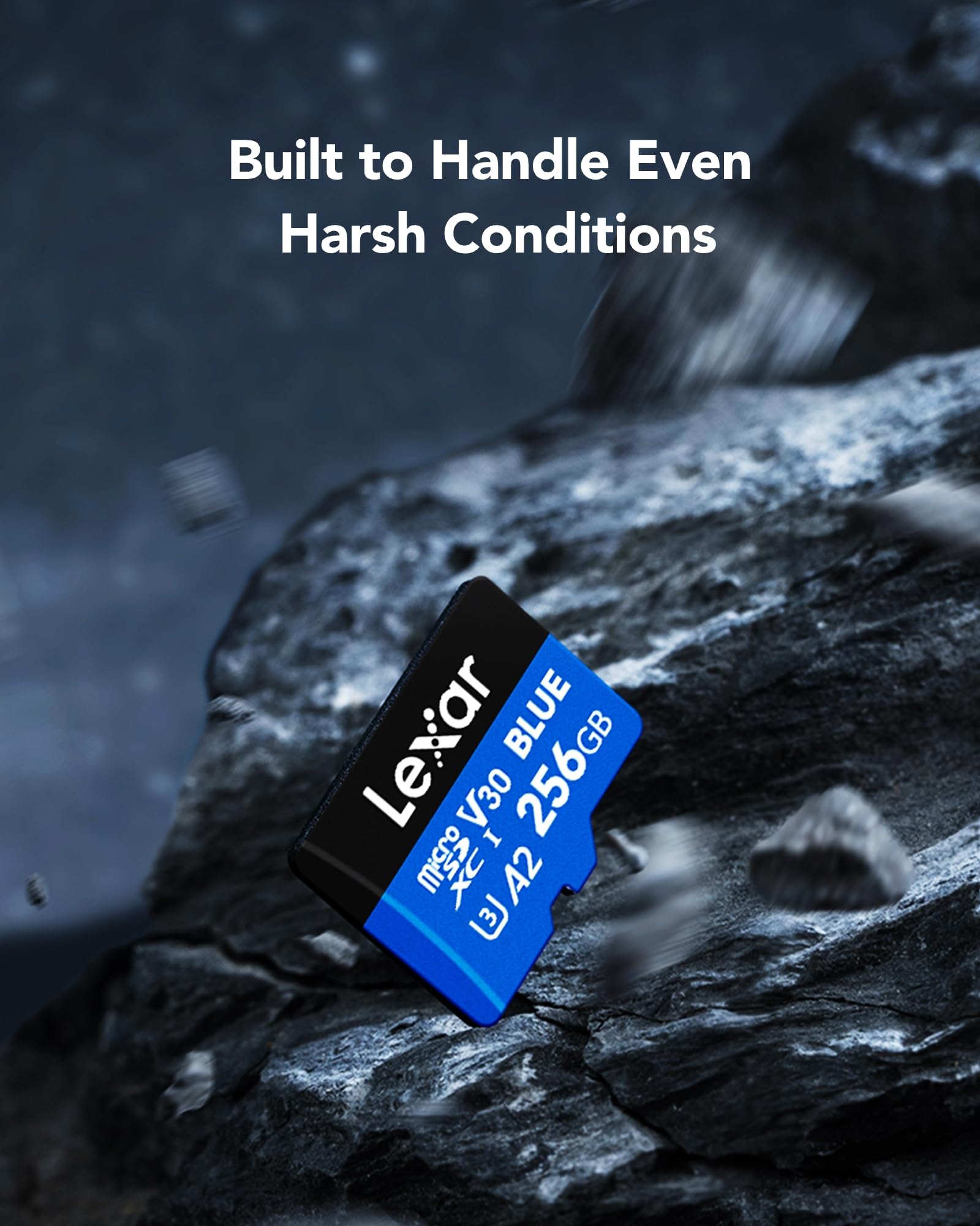 Lexar 256GB Blue Micro SD Card Up to 160MB - s microSDXC UHS I Memory Card - Lexar Official Product View 8