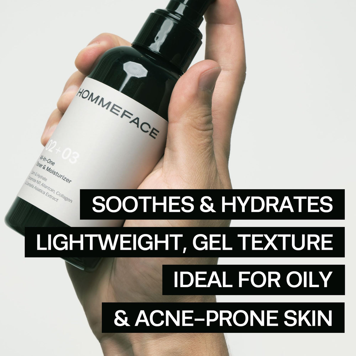 Men s All In One Face Toner Moisturizer 5 07 oz - HommeFace Official Imagery - 3