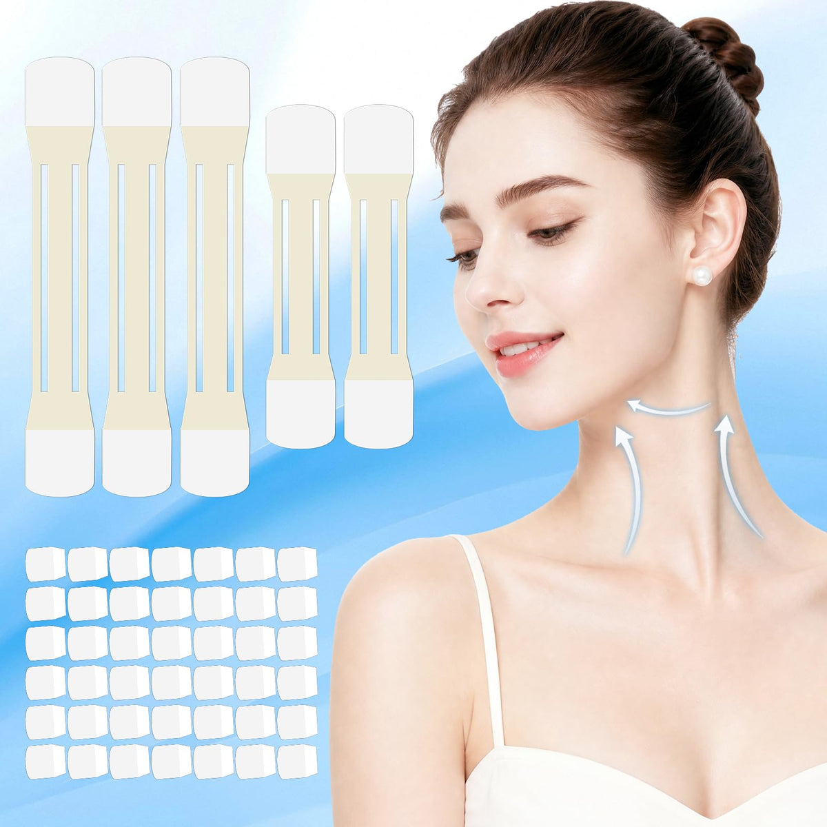Face Lift Tape 200pcs with 8 Strings Neck Tape Lifting - Loxbcin Official Imagery - 8