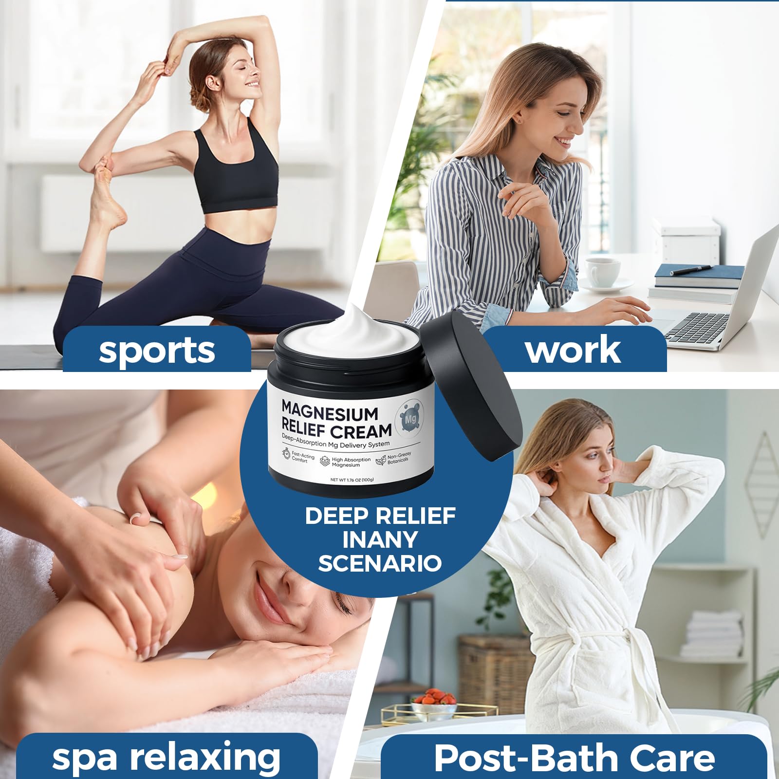 Nichalous Magnesium Joint Relief Cream 1.76oz