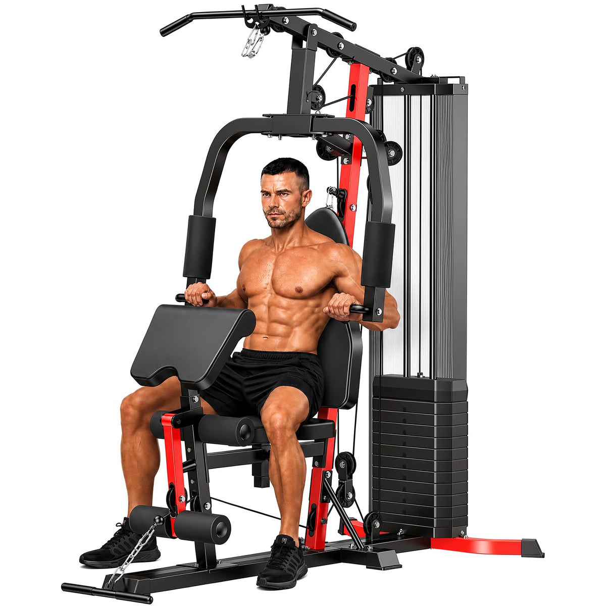 Home Gym System with 160LB Weight Stack Multifunctional All - ROBORE Official Imagery - 2
