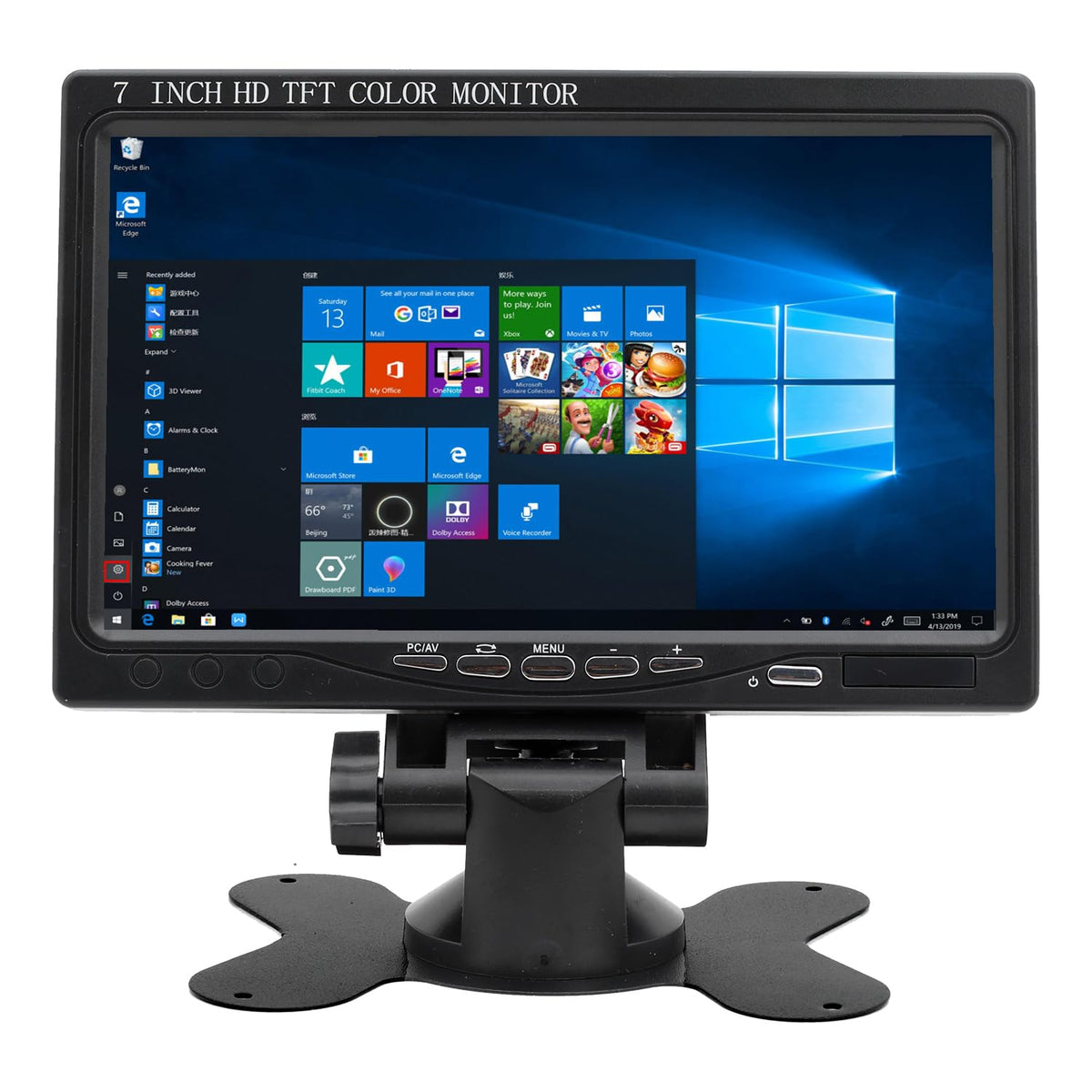 7 inch Small HDMI Monitor 1024x600 Resolution Small 1080P - Vanxse Official Imagery - 1