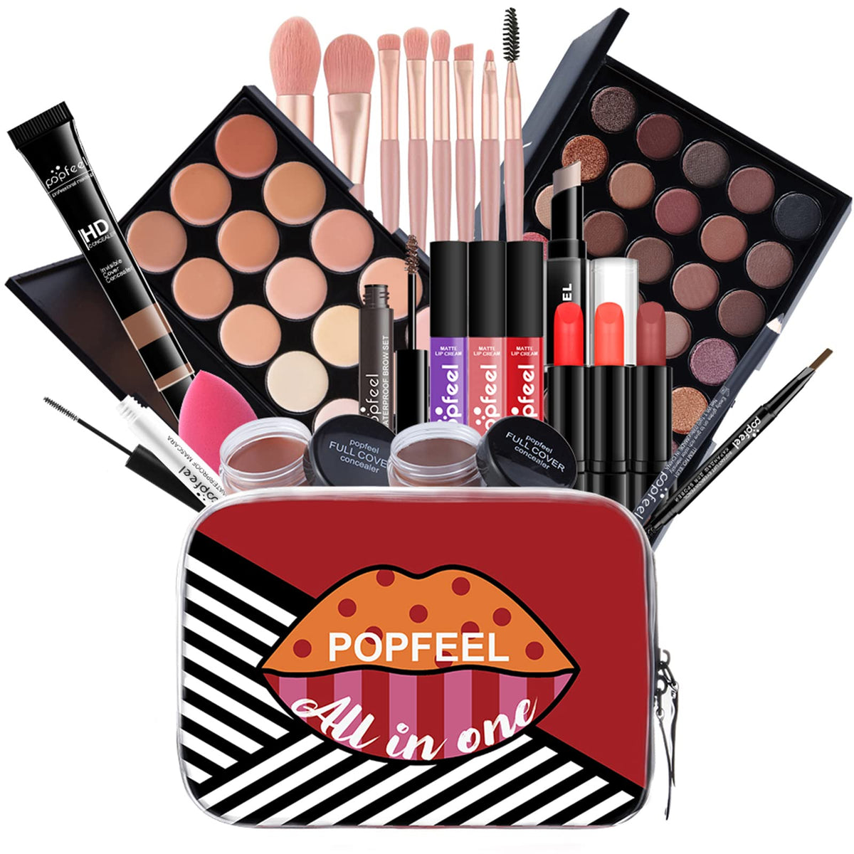 Joyeee Makeup Kit For Women Full Kit Naked Shimmer Eyeshadow - Joyeee Official Imagery - 2