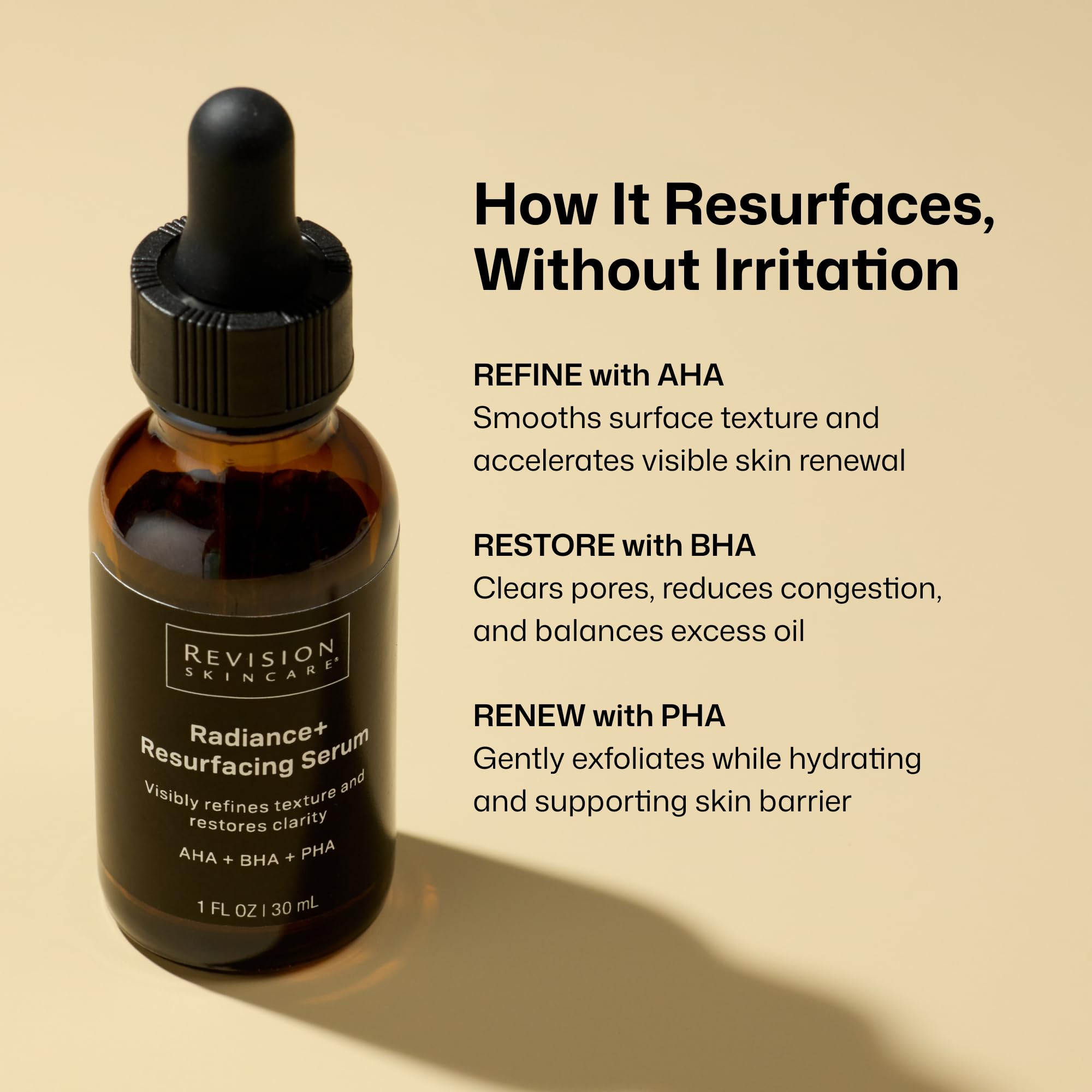 Revision Skincare Radiance Resurfacing AHA BHA Exfoliating - Revision Skincare Official Product Imagery - 5