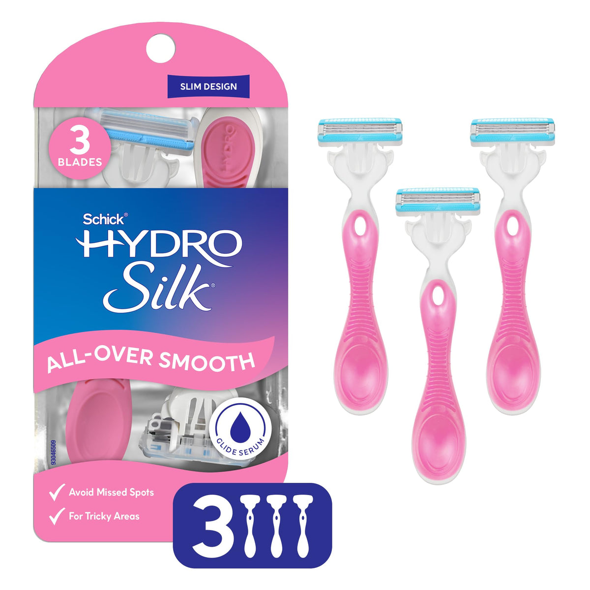 Schick Hydro Silk Sensitive 5 Blade Disposable Razors for - Schick Hydro Silk Official Imagery - 8