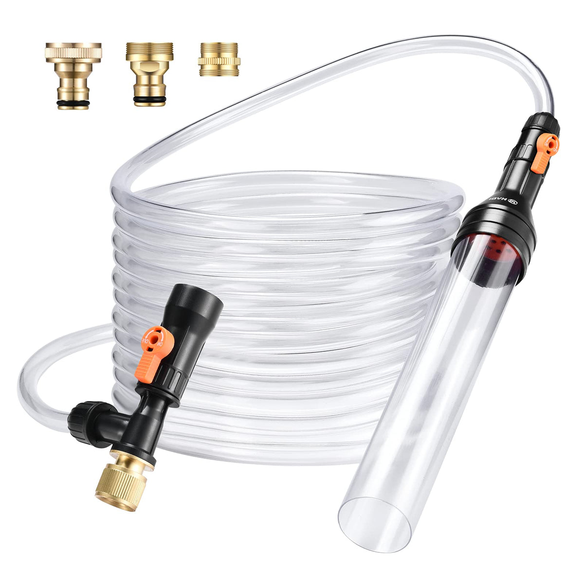 Gravel Vacuum for Aquarium Water Changer Fish Tank Cleaning - enomol Official Imagery - 1