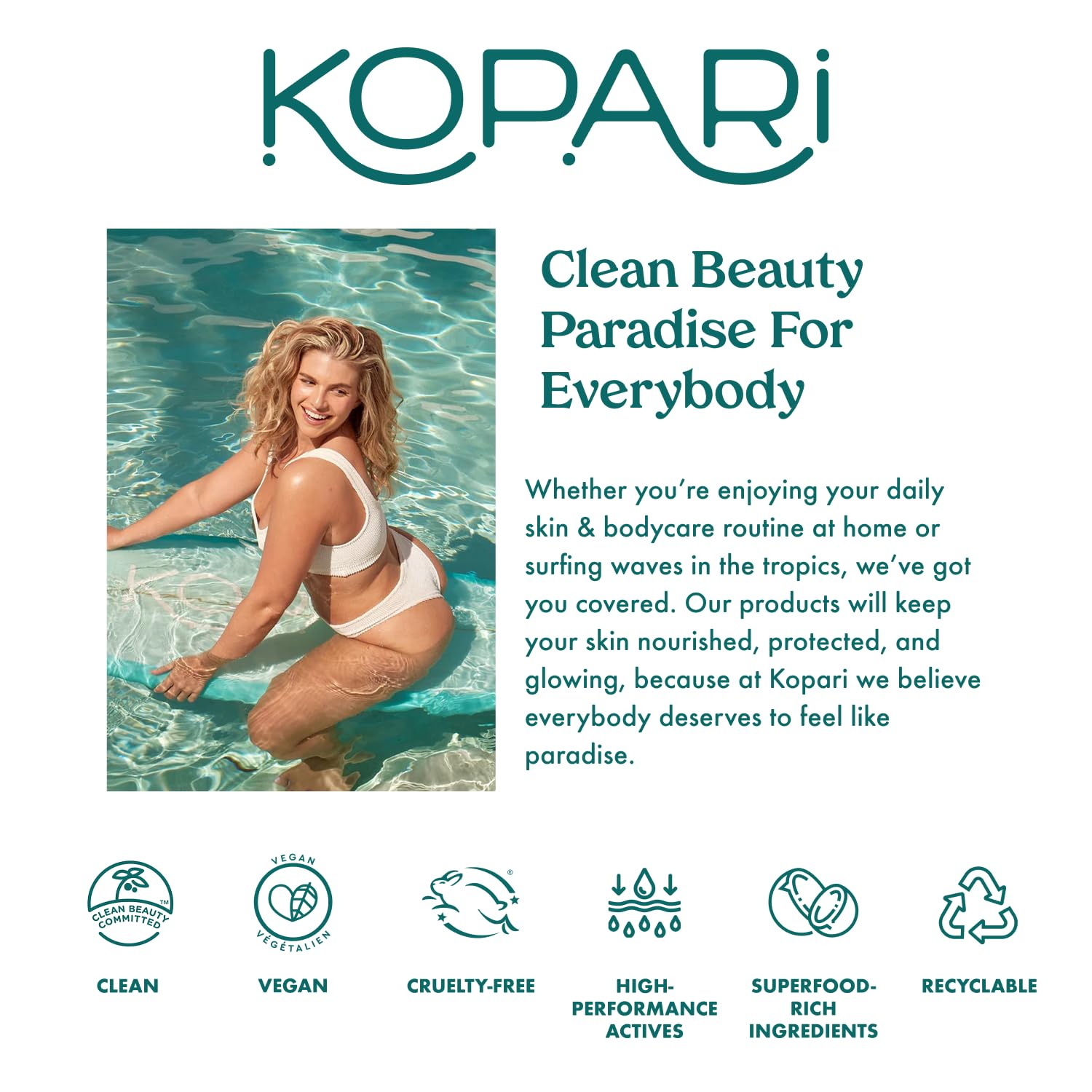 Kopari Hydrating Silk Body Cream with Hyaluronic & Polyglutamic Acids – Long Lasting Moisturizer for Dry Skin, Lightweight & Silky Texture, Sweet Coconut Milk Scent, 6.7 fl oz - Kopari Official Product View 9