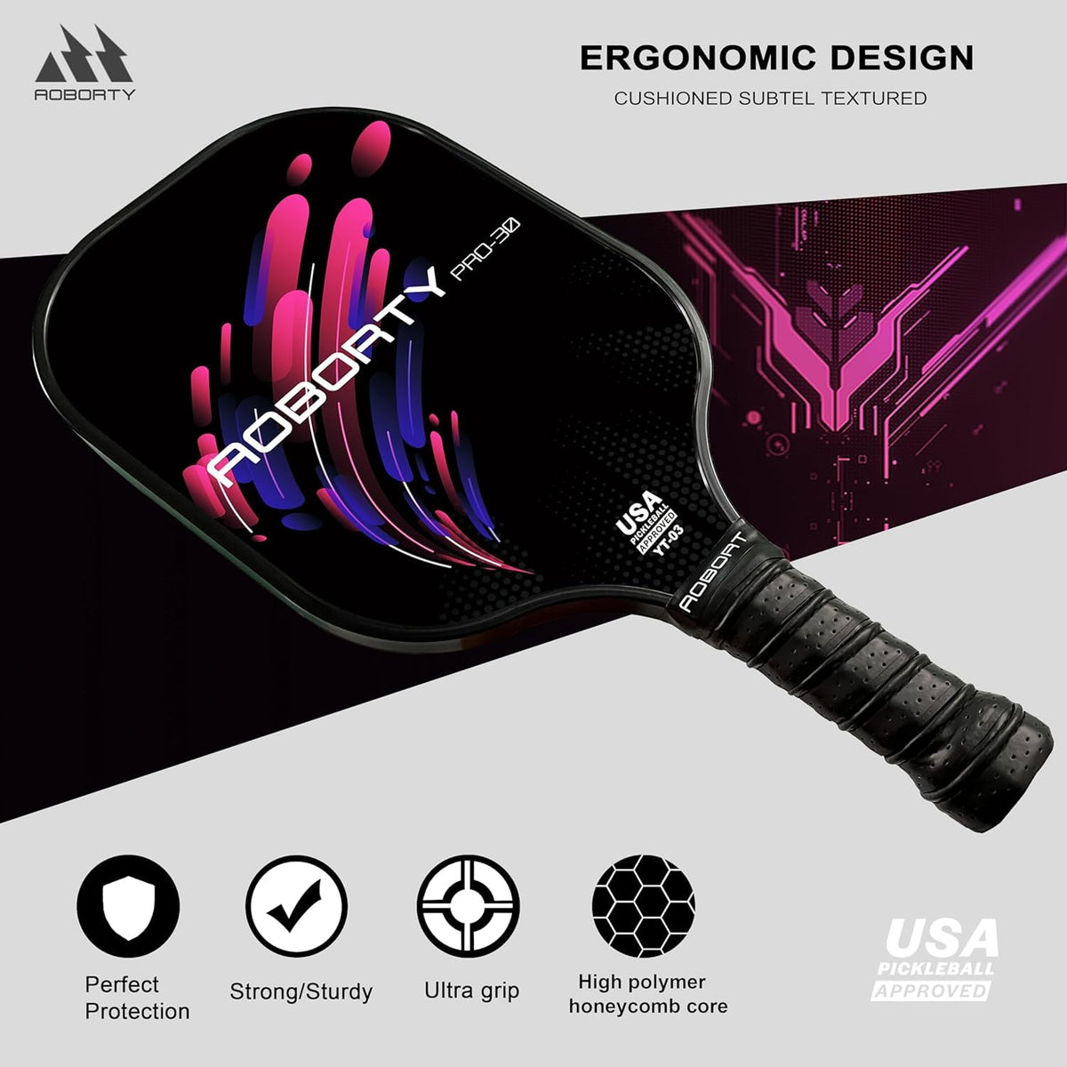 AOBORTY Pickleball Paddles 4 Pack - AOBORTY Official Imagery - 4