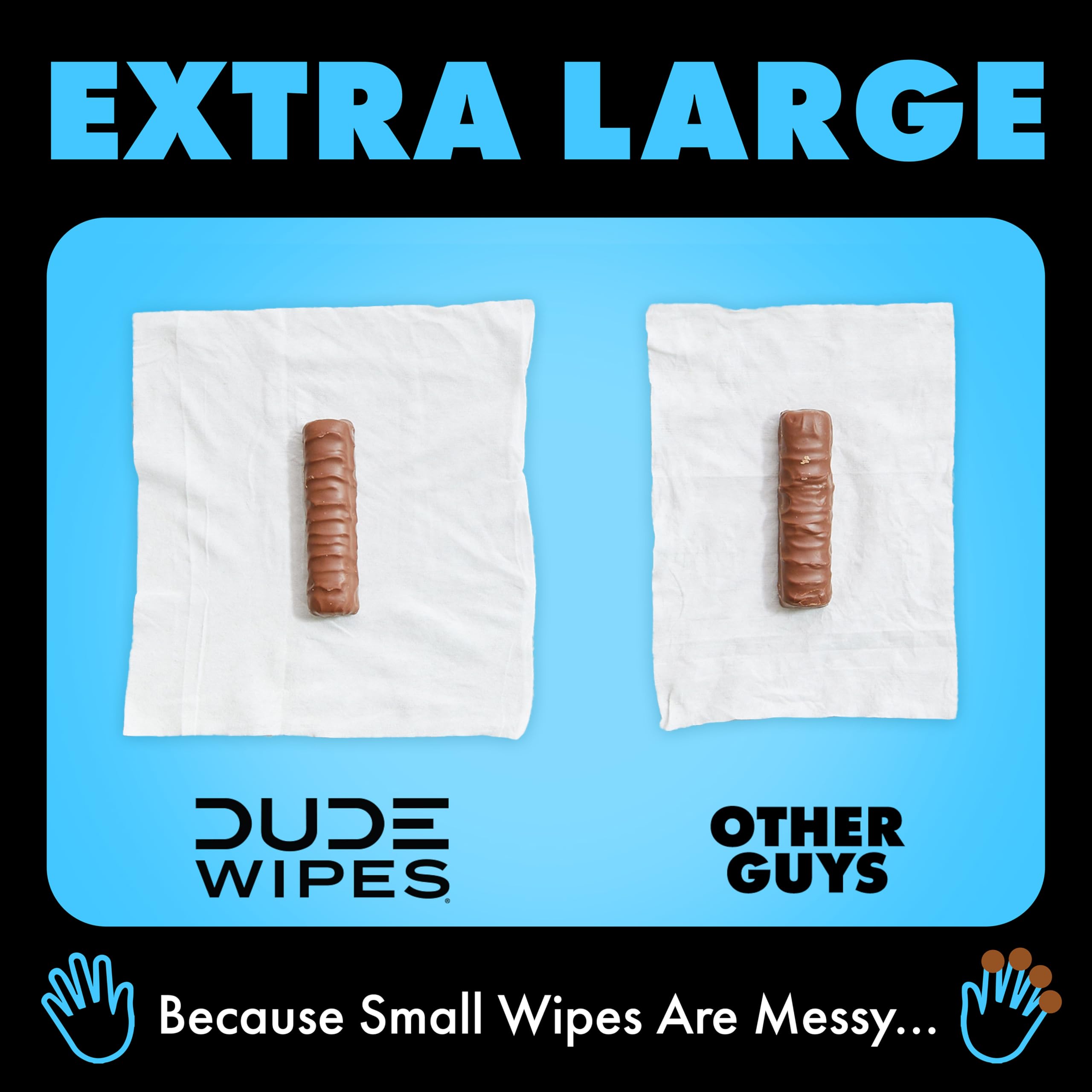 DUDE Wipes Unscented Adult Flushable Wet Wipes, Sensitive Skin... - DUDE Wipes Official Product View 6