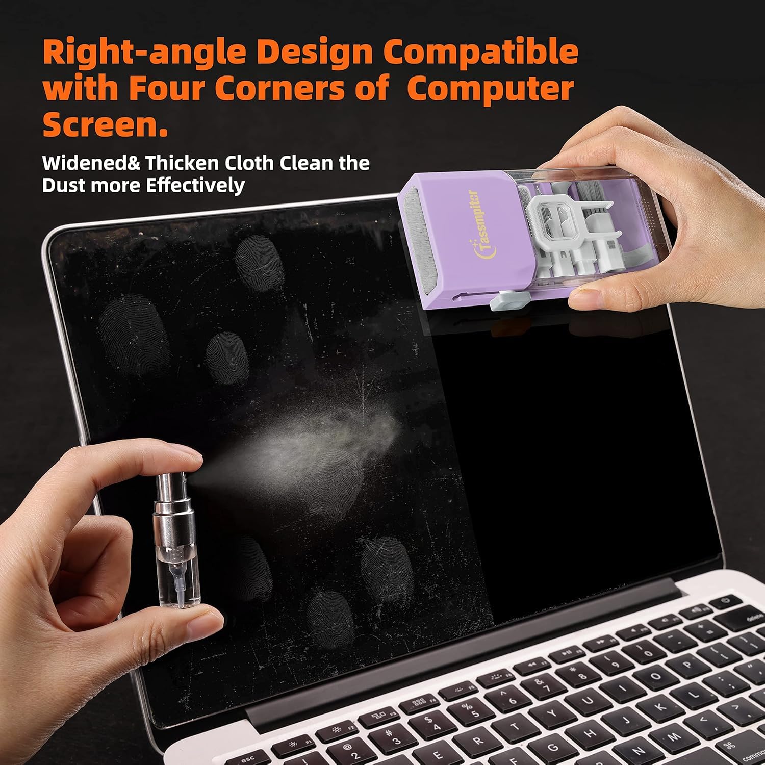 Tassmpitor 11-in-1 Keyboard & Screen Cleaning Kit – Purple