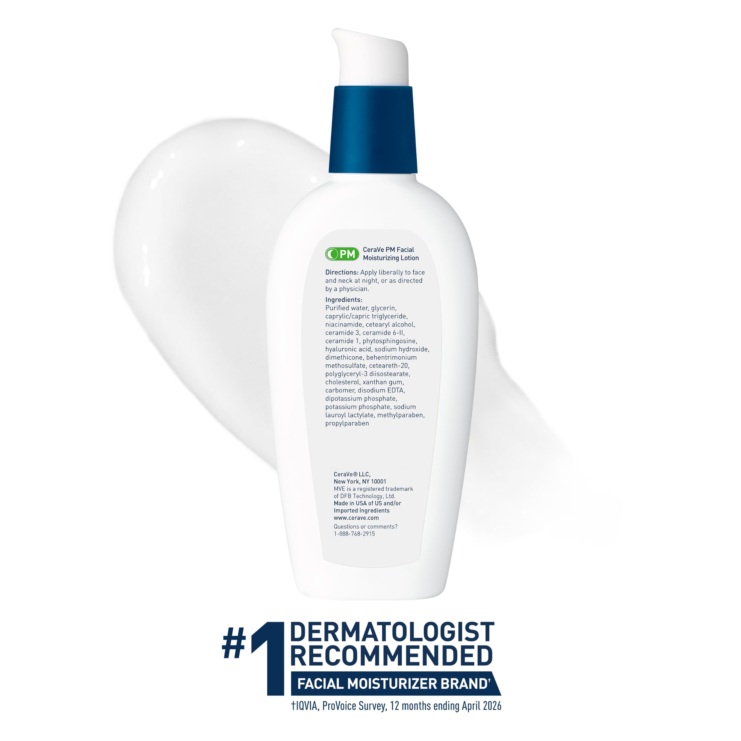 CeraVe PM Facial Moisturizing Lotion, Skin Care for Dry Skin,... - CeraVe Official Product View 10