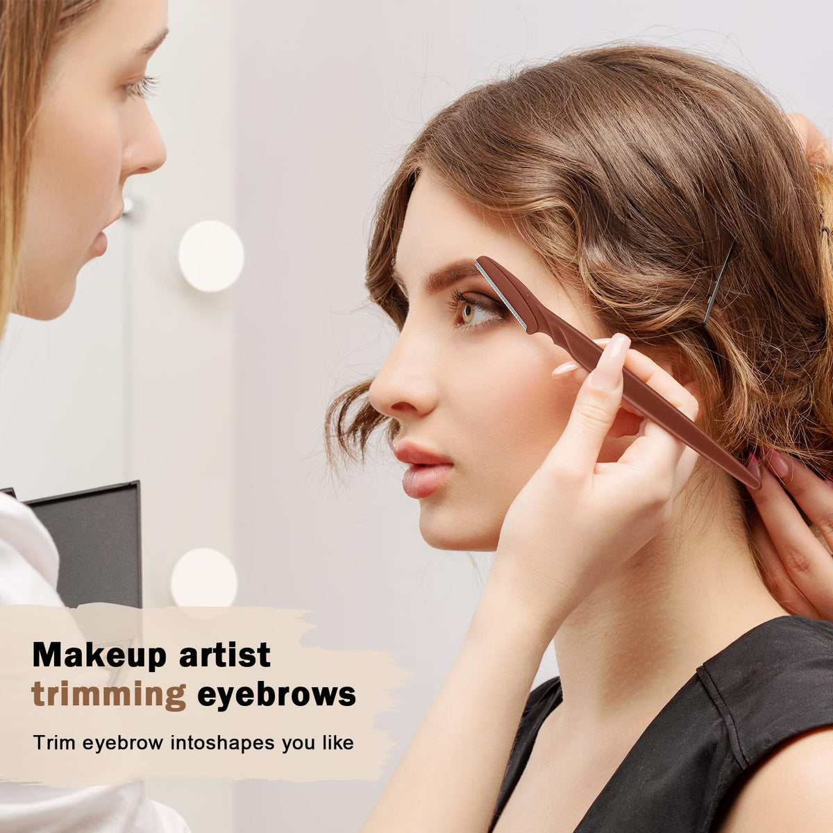 D 6 Pcs Face Razors for Women Eyebrow Razors and Dermaplane - D Official Product Imagery - 7