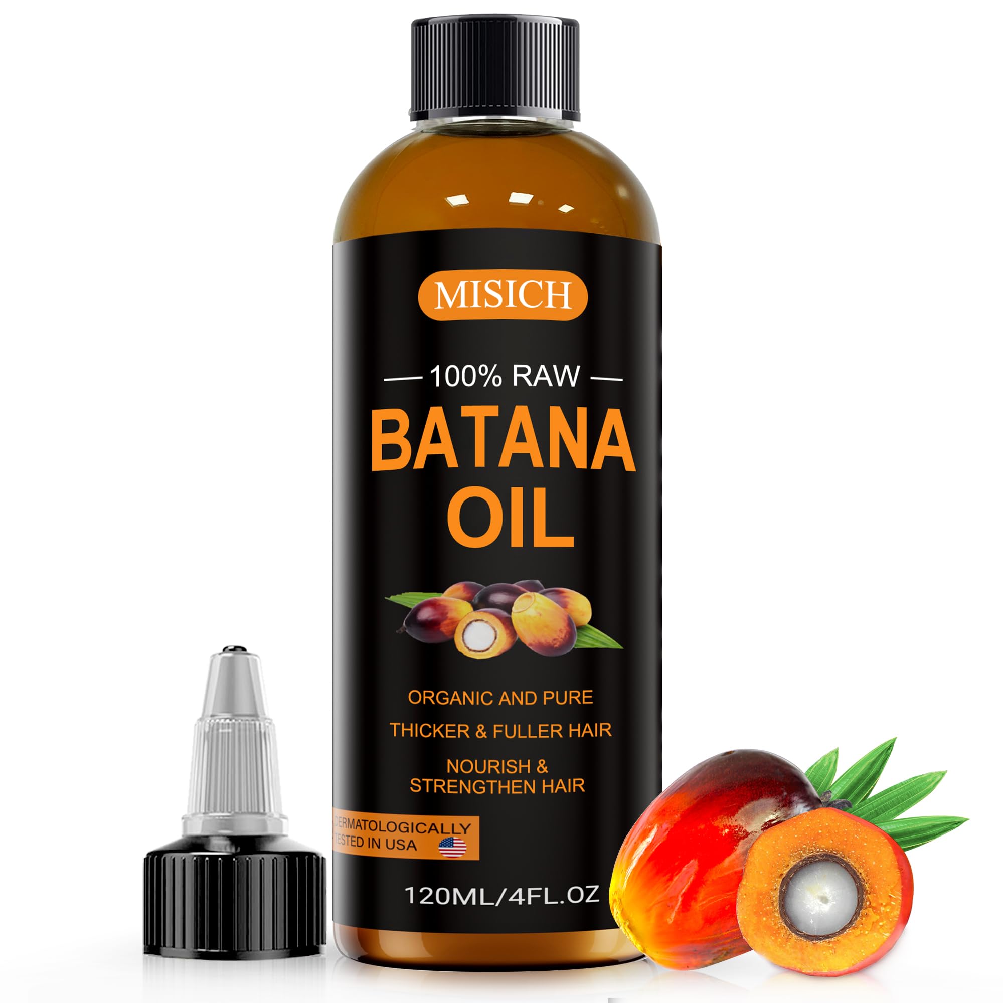MISICH Raw Batana Oil, 100% Natural Organic Hair Growth Oil , Sourced from - MISICH Official Product View 2