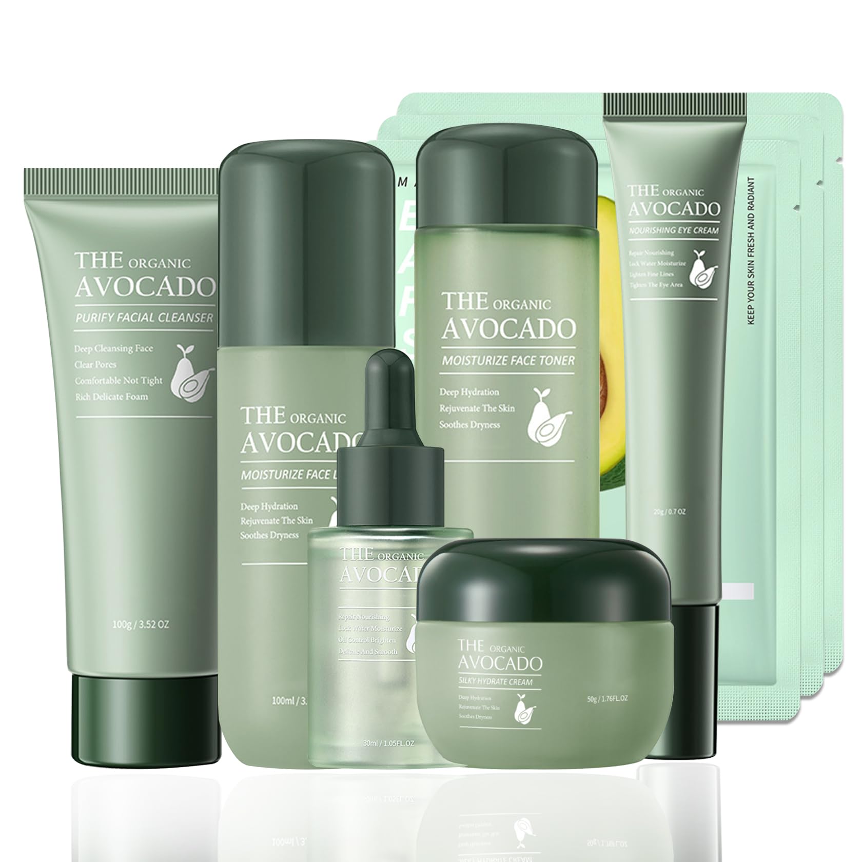 Aloe Vera Skin Care Set,Facial Kit with Facial - DWDiWen