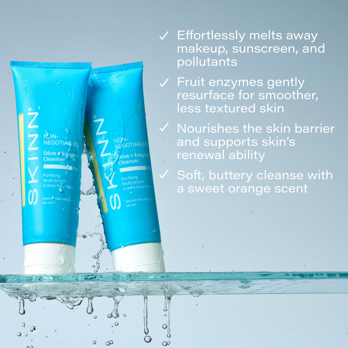 SKINN Evening Face Wash Cream - SKINN Official Imagery - 4